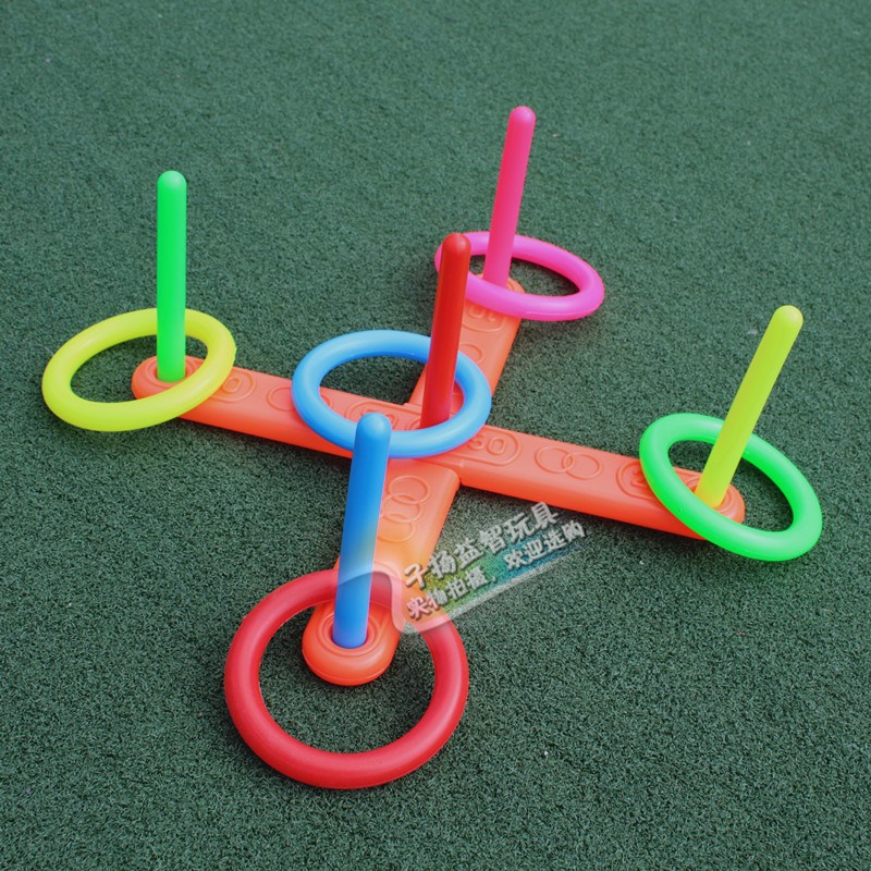 kindergarten children throw Ferrule Toys Cross 5 Sets circle Parenting Ring toss motion Game propsin the Toy/Childs/Puzzle/Building block/Model , Outdoor sports/Leisure/Traditional toys , Throwing rings category - from Buy2taobao.com to provide professional Taobao agent buy service
