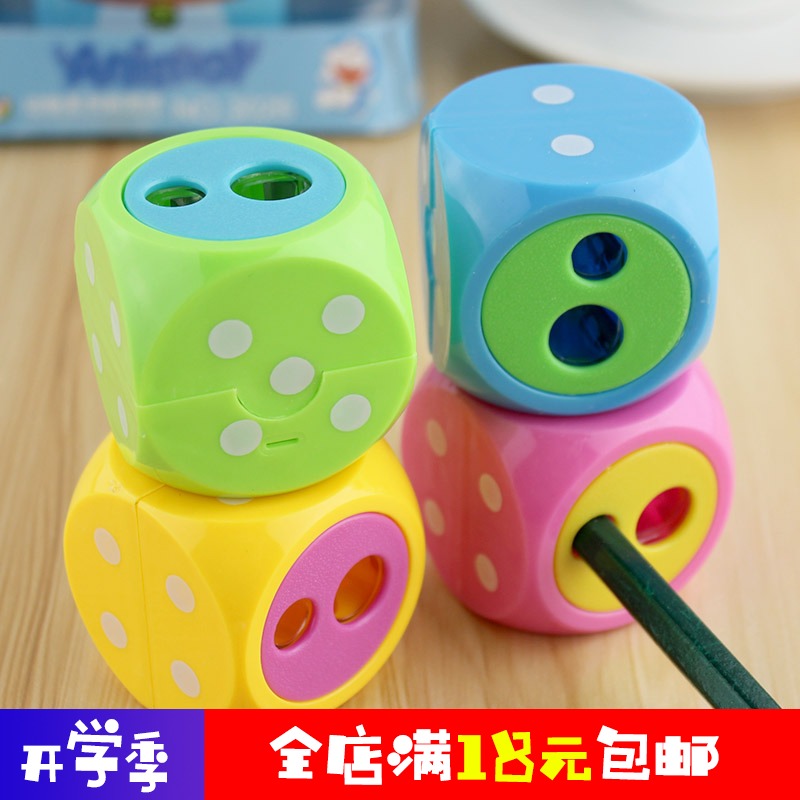 Large dice pencil sharpener student Cartoon Pencil sharpener Small double personality characteristic student School gift prizein the Electronic Dictionary/Electronic paper book/Stationery , Everyday school supplies , Pencil sharpener/Pencil sharpener category - from Buy2taobao.com to provide professional Taobao agent buy service