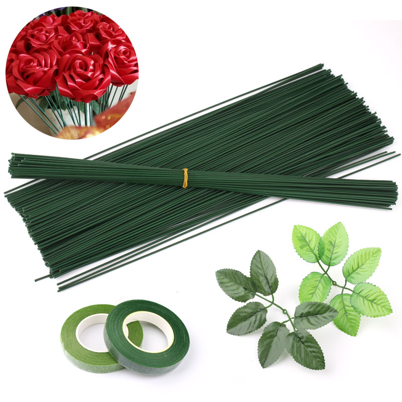 DIY丝网花径材料手工花杆丝带玫瑰花棒仿真绿铁丝枝干假叶子胶带|ruв категории доставка цветов/цветок моделирования/растения садоводства, Diy моделирования цветы материалов, производство материалов (новый), цветок - от Buy2taobao.com для оказания профессиональной услуги покупки агента Taobao