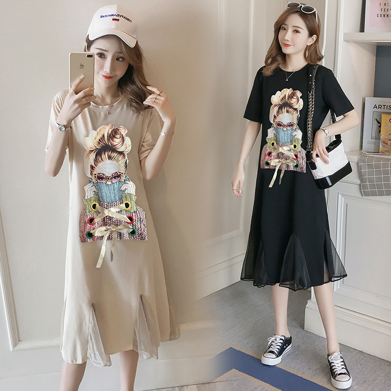 893# Summer wear new pattern maternity dress Maps Short sleeved Lace Mosaic Nursing clothes Dressin the Maternity/Maternal supplies/Nutrition , Maternity , Dress category - from Buy2taobao.com to provide professional Taobao agent buy service