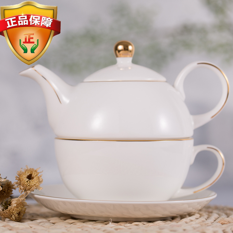 唐山骨质瓷子母壶欧式花茶茶具套装陶瓷耐热下午茶一壶一杯一碟|msdalam kategori pinggan mangkuk, set teh, teko - dari Buy2taobao.com untuk memberikan perkhidmatan ejen Taobao profesional membeli