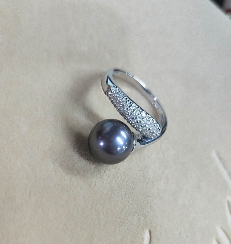 A9-10mm Purple Edison S925 Silver Ringin the Jewelry/Diamond/Jade/Gold , Natural pearls (New) , Bracelets category - from Buy2taobao.com to provide professional Taobao agent buy service