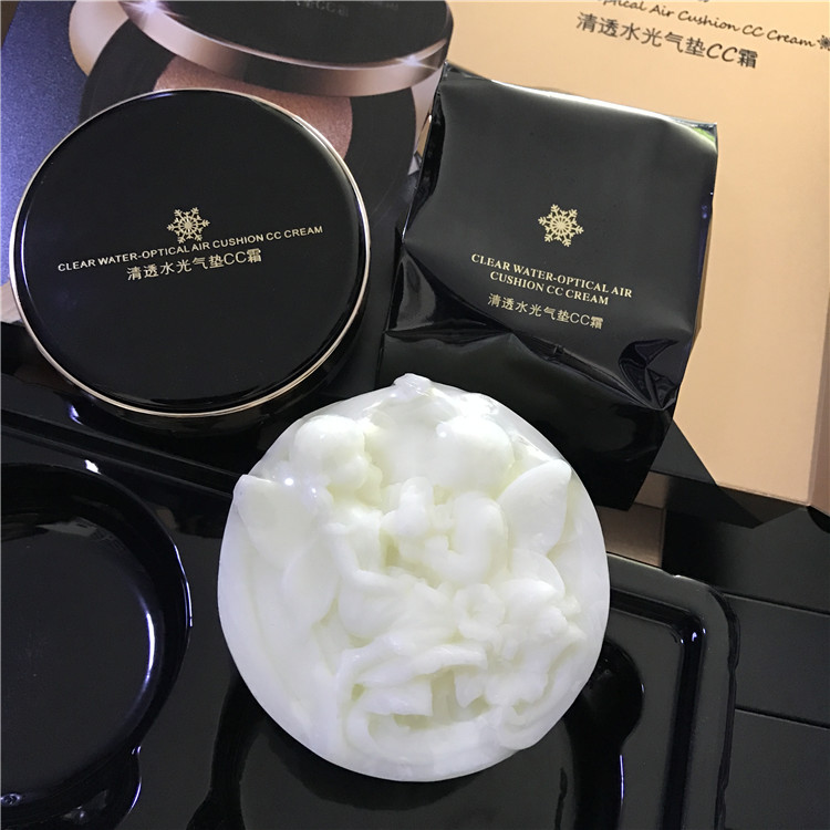 Beautiful Resources Clear and transparent Shuiguang air cushion CC Nude make-up Lasting Concealer Moisture Replenish water Brighten skin colour BB Frostin the Makeup/Perfume/Beauty tools , CC Frost category - from Buy2taobao.com to provide professional Taobao agent buy service
