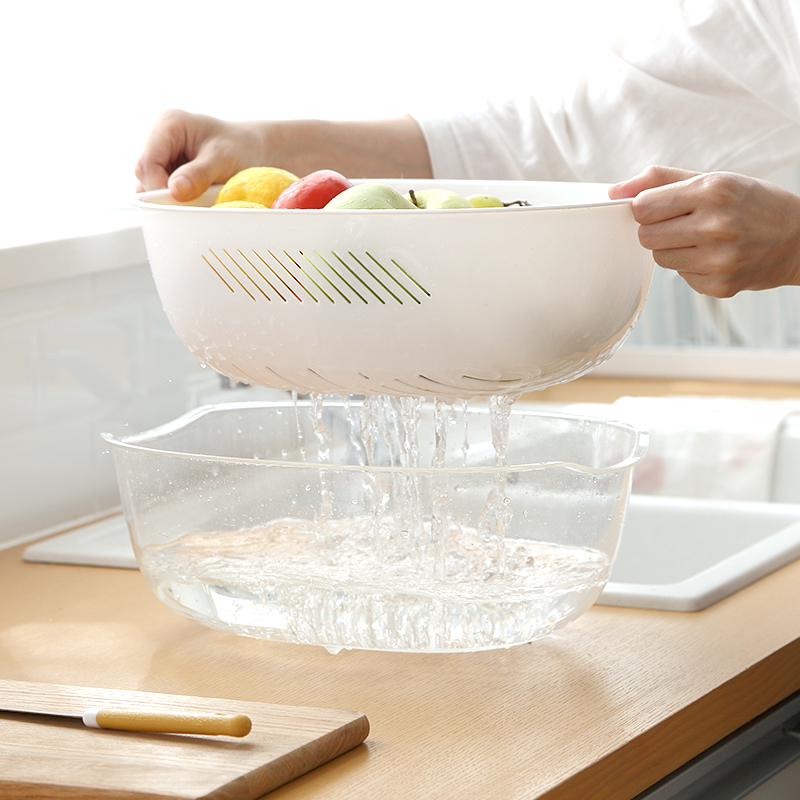 家居用品洗菜盆沥水篮厨房洗水果盘家用水果盆客厅果盘创意沥水盆在类目 餐饮具, 餐具, 果盆/果盘/果篮中 - 来自Buy2taobao.com提供专业的淘宝代购服务