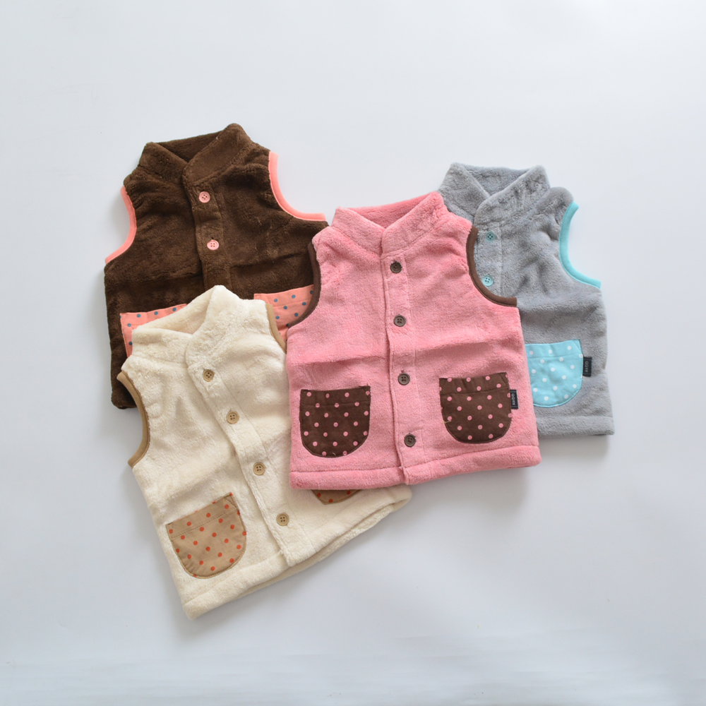 Clearance Handle Autumn and winter men and women baby pure cotton Coral Vest children go out keep warm waistcoat Bellnein the Children/Baby/Family fitted , Vest category - from Buy2taobao.com to provide professional Taobao agent buy service