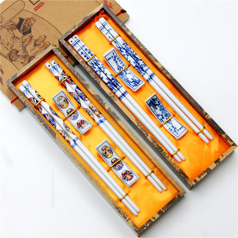 陶瓷筷子套装家具用品中式高端瓷筷子环保健康创意中国风特色礼品在类目 餐饮具, 餐具, 筷子中 - 来自Buy2taobao.com提供专业的淘宝代购服务