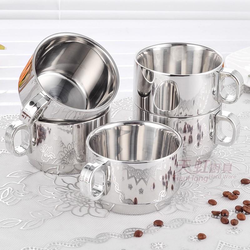 不锈钢茶杯小咖啡杯套装整套隔热杯套茶杯套组合下午茶杯茶具套装在类目 餐饮具, 咖啡器具, 咖啡杯中 - 来自Buy2taobao.com提供专业的淘宝代购服务