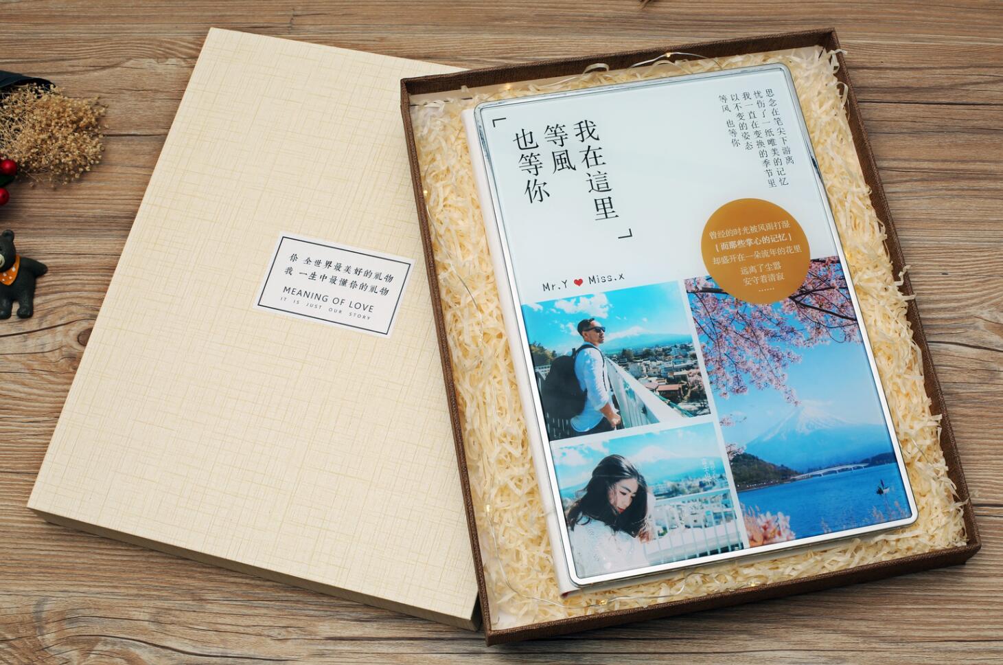 情侣相册本爱情纪念册照片书制作创意生日礼品影楼影集相片书定制在类目 节庆用品/礼品, 创意礼品, 相册/相簿中 - 来自Buy2taobao.com提供专业的淘宝代购服务