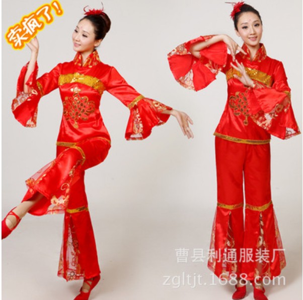 new pattern Drums summer gules Younger apparel Costume Drum Fan Dance costume Nation Women's wearin the Women's clothing/Boutique , Costume/National costume/Stage costumes , National costume/Costumes category - from Buy2taobao.com to provide professional Taobao agent buy service