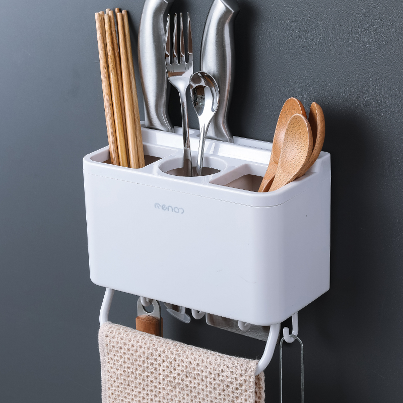 Chopstick Wall mounted Chopsticks cage Leachate Shelf household Chopsticks cage Chopsticks tube kitchen Tableware spoon storage boxin the Tableware , Tableware , Tableware cage/Shelf category - from Buy2taobao.com to provide professional Taobao agent buy service