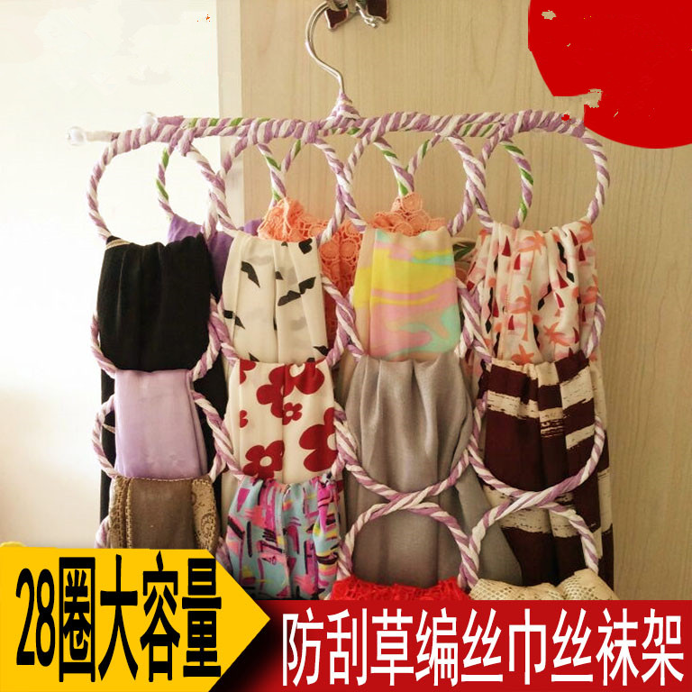 Scarf Rack Clothes hanging Underwear necktie scarf Scarf rack Belt Shelf Storage Circle Magic coat hanger 28 Circlein the Business/Office Furniture , Clothing store furniture , Clothing display category - from Buy2taobao.com to provide professional Taobao agent buy service