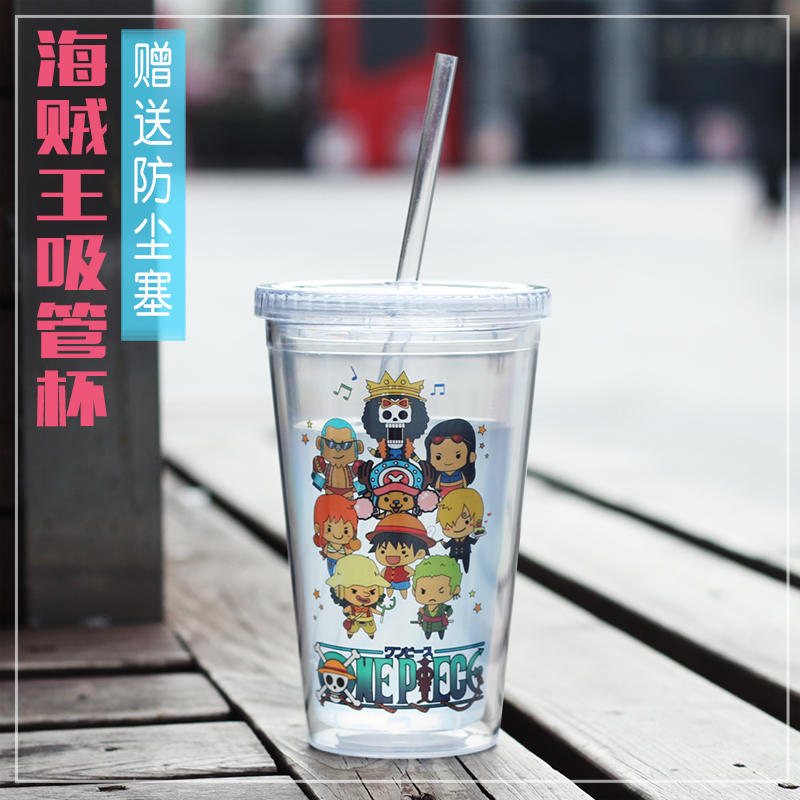 动漫周边吸管杯路飞索隆娜美乔巴山治创意学生日式水杯海贼王杯子在类目 模玩/动漫/周边/cos/桌游, 卡通/动漫周边, 动漫水杯/居家/百货中 - 来自Buy2taobao.com提供专业的淘宝代购服务