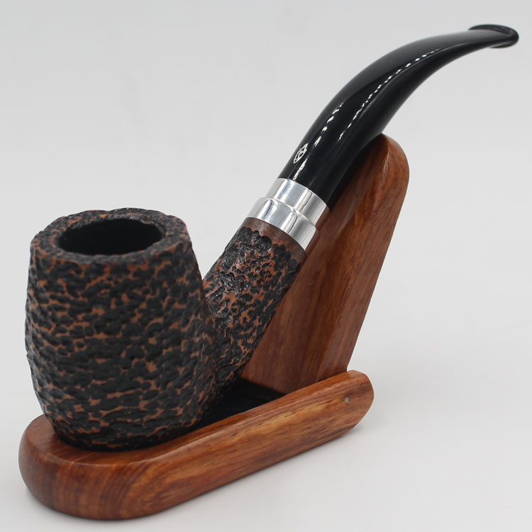 Italy Safin pipe Art Imported Briar Aluminum ring Carved designs Pock Cut tobacco pipein the ZIPPO/Swiss Army Knife/Glasses , Smoking , Pipe category - from Buy2taobao.com to provide professional Taobao agent buy service