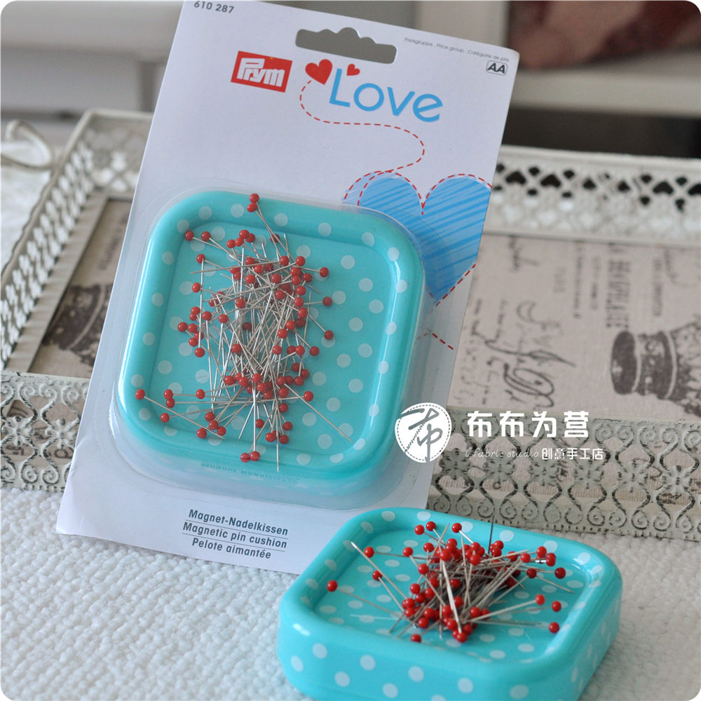 德国PRYM工具~淡蓝色水玉磁性吸针盒(含9g珠针)610287|msdalam kategori rumah Fabrik, bahan-bahan jahitan DIY, alat dan produk siap, Kit jahit Alat DIY - dari Buy2taobao.com untuk memberikan perkhidmatan ejen Taobao profesional membeli