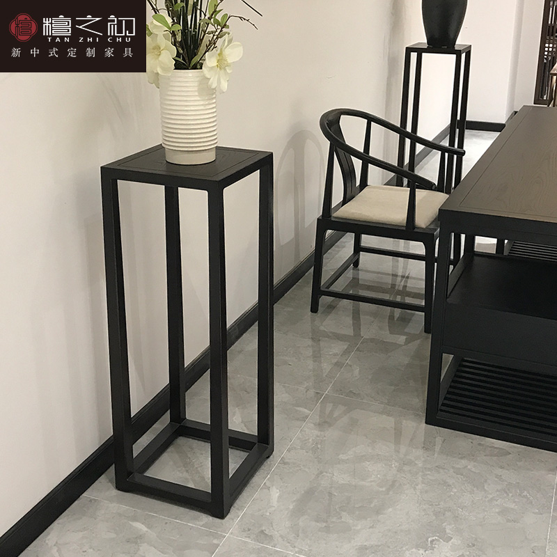 新中式花架子实木置物架室内客厅家用木质阳台落地花几酒店工程在类目 住宅家具, 架类, 花架/花几中 - 来自Buy2taobao.com提供专业的淘宝代购服务