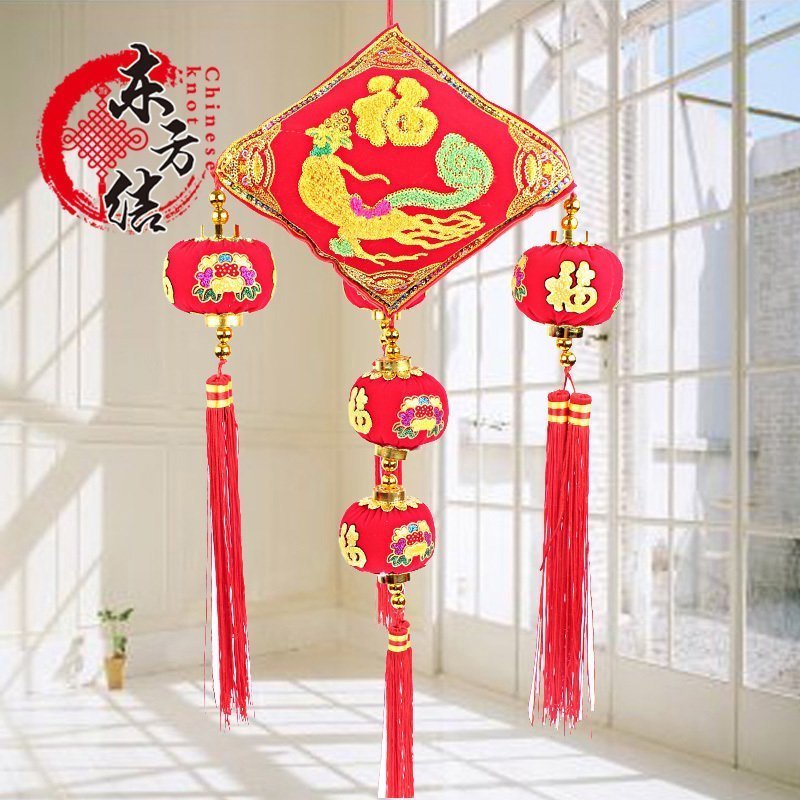 猪年新款春节挂件人生如意灯笼过年装饰品立体福字香包中国结挂饰|ruв категории фестиваль товаров/подарок, украшения/Зодиак украшения - от Buy2taobao.com для оказания профессиональной услуги покупки агента Taobao