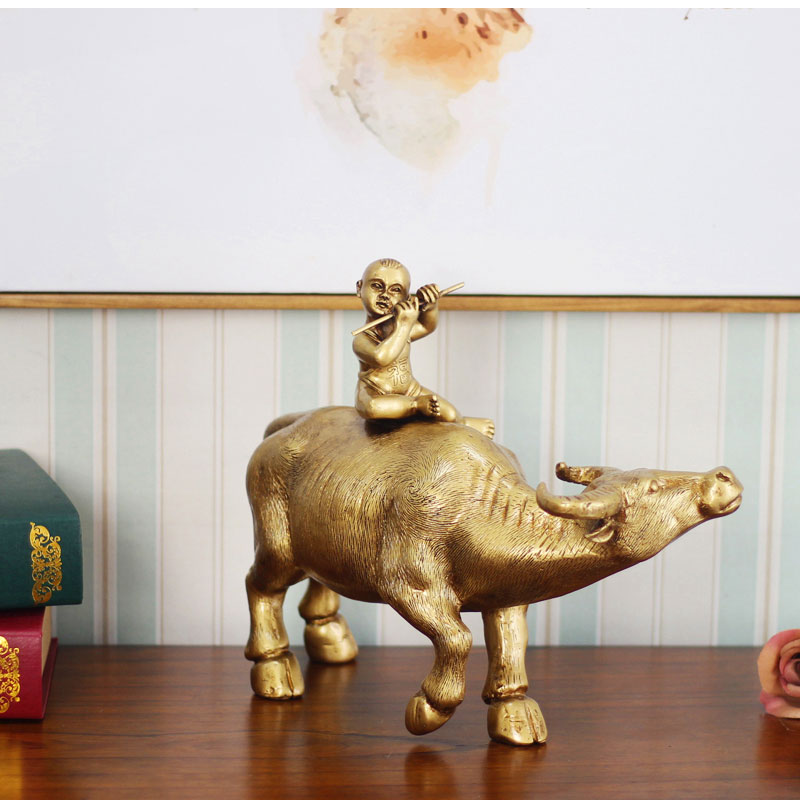 a living room Entrance resin desktop Decoration Arts and Crafts Vaquero New Chinese style Shelf Copper Home Furnishing Jewelryin the Home accessories , Decoration category - from Buy2taobao.com to provide professional Taobao agent buy service