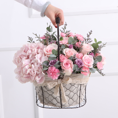 Wuxi flower City courier Refinement Korean Small baskets A birthday present 520 Flowers giftin the Flower delivery/Flowers simulation/Plants gardening , Flower delivery(City) category - from Buy2taobao.com to provide professional Taobao agent buy service