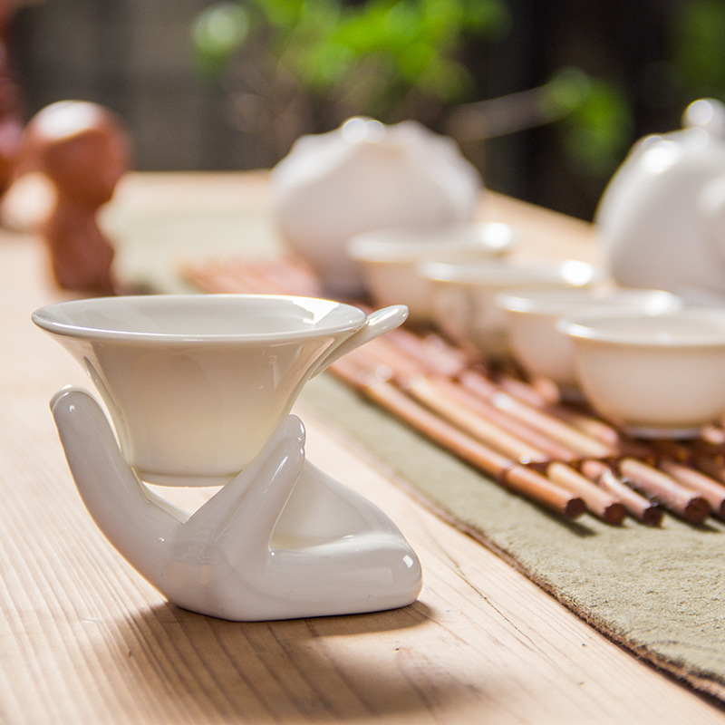 白瓷佛手茶漏 手托茶滤功夫茶具配件|ruв категории посуда, чайный сервиз, набор чайный сервиз - от Buy2taobao.com для оказания профессиональной услуги покупки агента Taobao