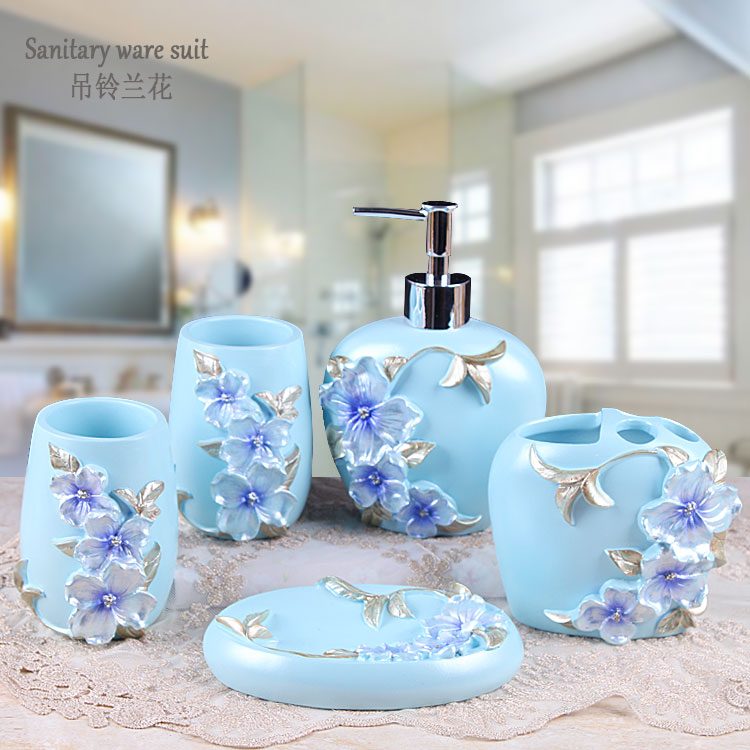 bathroom suit Wash and rinse Kit resin Nordic TOILET Supplies appliance Shower Room Cups Five-piecein the Family/Personal Cleaning Tools , Sanitary appliances/Bathroom accessories , Toiletries Kit category - from Buy2taobao.com to provide professional Taobao agent buy service