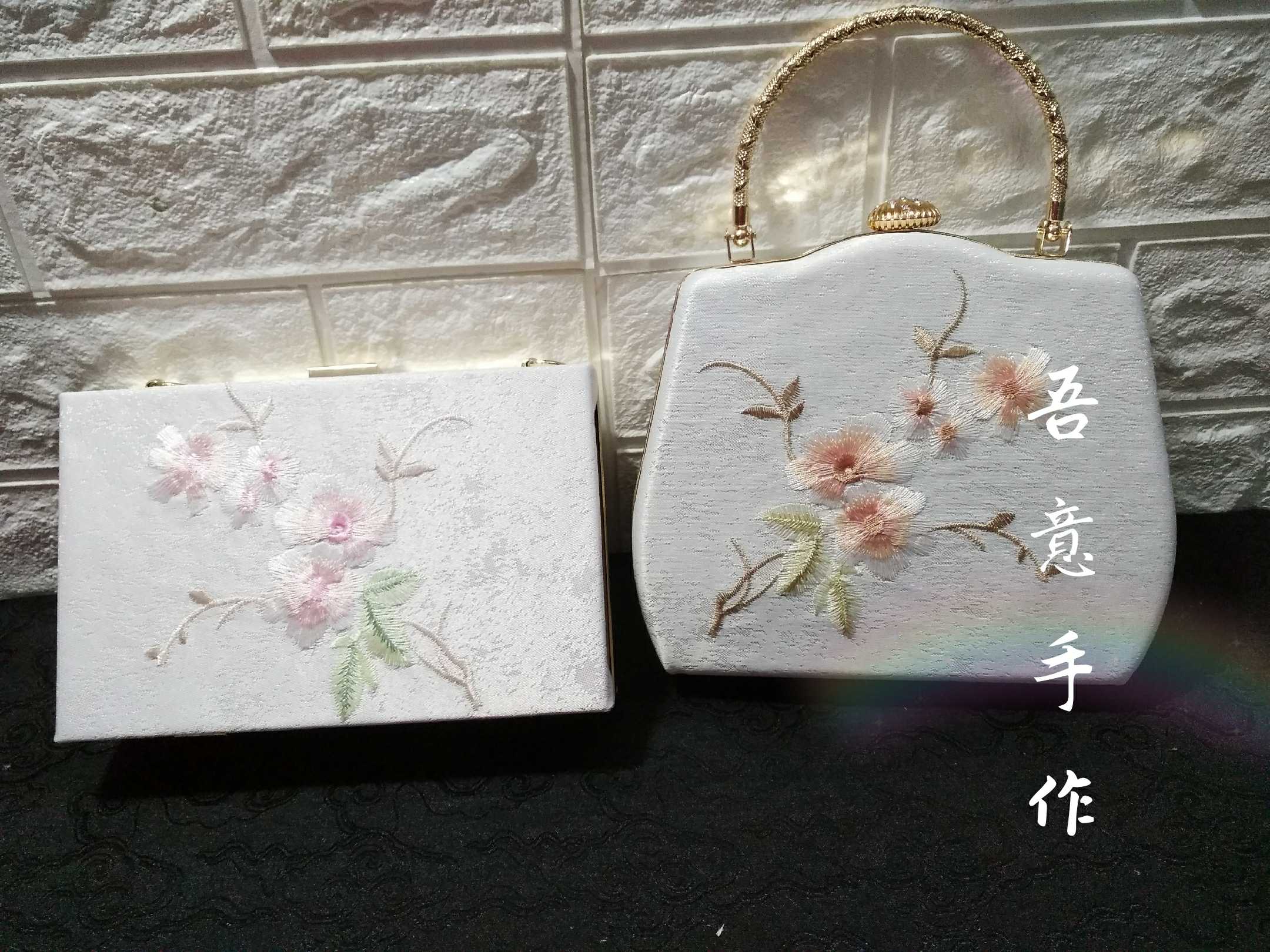 小桃桃/吾意手作/双面刺绣/手工制作/古风口金包|msdalam kategori Toy/bayi/teka-teki/blok bangunan/model, Buatan tangan/DIY kreatif, loom/Tenunan tangan/kelas sulaman - dari Buy2taobao.com untuk memberikan perkhidmatan ejen Taobao profesional membeli