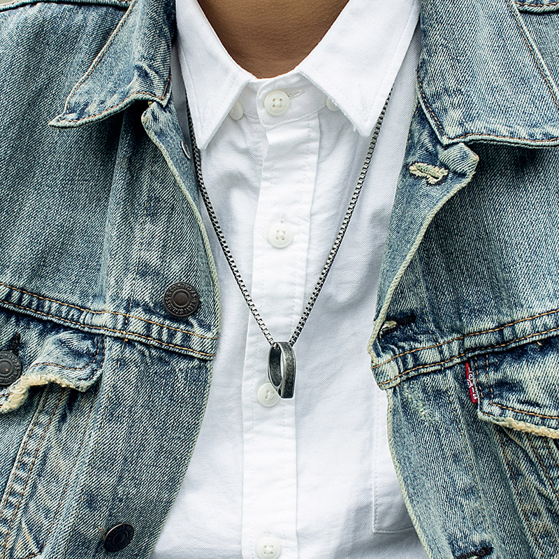 Europe and America Necklace Chaopai Ring Pendant fashion Simplicity personality Tide products sweater chain Retro Titanium Jewelryin the Accessories/Fashion Jewelry, Necklace category - from Buy2taobao.com to provide professional Taobao agent buy service