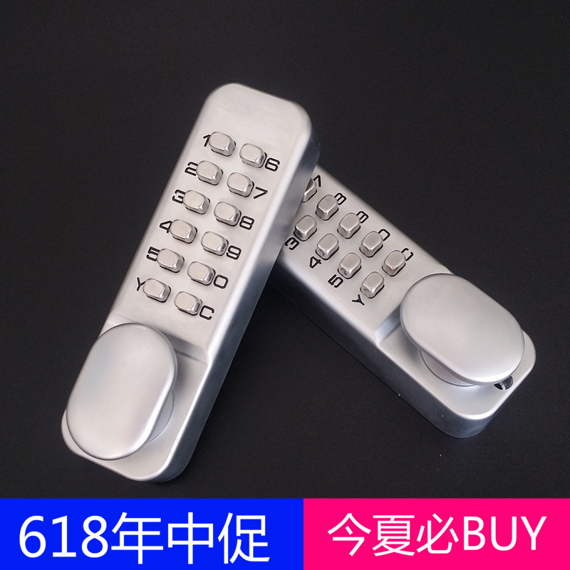 双面密码锁机械密码锁出入密码开门花园门院子门户外栅栏门铁艺门|msdalam kategori bahan binaan asas, Home Hardware, kunci, kunci mekanikal - dari Buy2taobao.com untuk memberikan perkhidmatan ejen Taobao profesional membeli