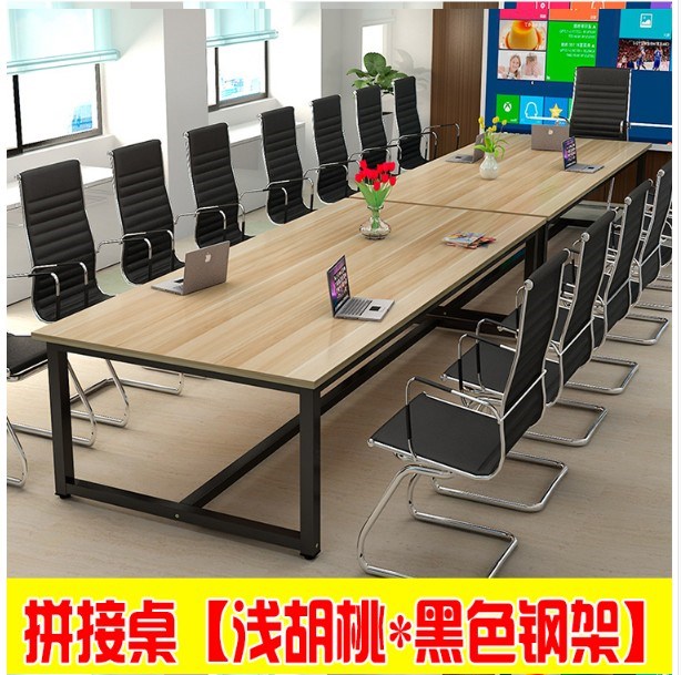 Black long table 2.4m360*120*74cm Staff member 1.6 M conference table 200*60*74cm Front deskin the Business/Office Furniture , Office Furniture , Desk , Conference table category - from Buy2taobao.com to provide professional Taobao agent buy service