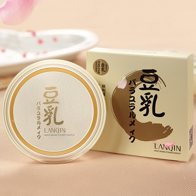 LANQIN日系彩妆遮瑕定妆豆乳粉饼修容白皙持久控油保湿蜜粉正品在类目 彩妆/香水/美妆工具, 粉饼中 - 来自Buy2taobao.com提供专业的淘宝代购服务