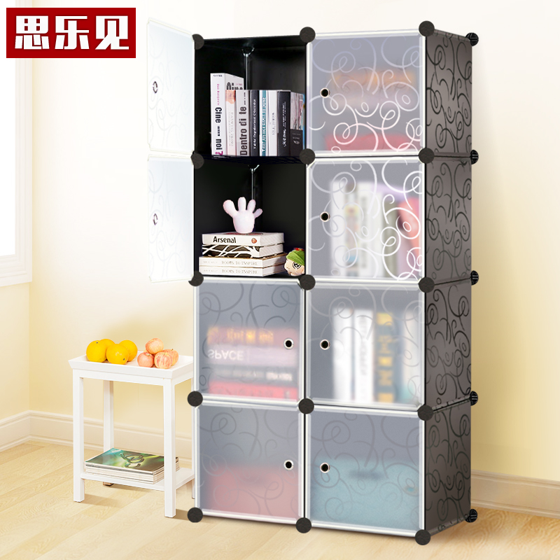 简约现代经济型书柜自由组合客厅置物架简易书架组装储物收纳柜子|msdalam kategori perabot kediaman, kabinet, rak buku, rak buku Single - dari Buy2taobao.com untuk memberikan perkhidmatan ejen Taobao profesional membeli