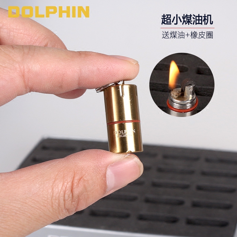 DOLPHIN Dolphin Lighter personality Mini Kerosene Machine Cotton core Kerosene Flint Rubber Band outdoorsin the ZIPPO/Swiss Army Knife/Glasses , Brand lighters and accessories , Other , Kerosene lighter category - from Buy2taobao.com to provide professional Taobao agent buy service