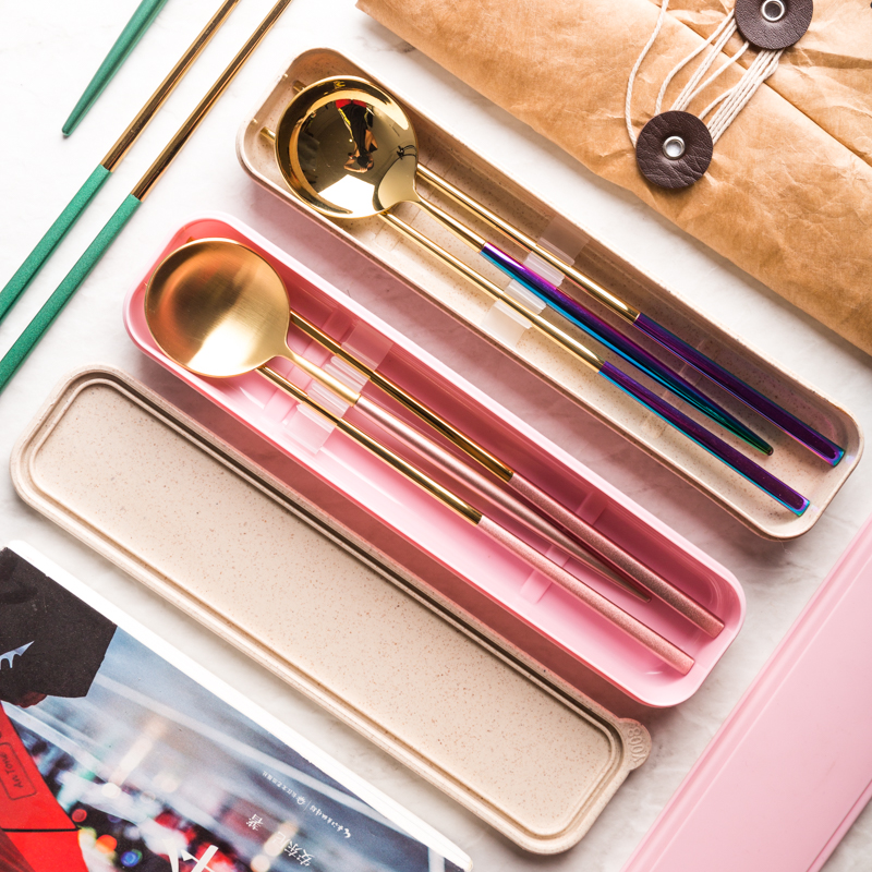 304 Stainless steel chopsticks suit European style golden Western cutlery household chopsticks Spoon travel Portable tablewarein the Tableware , Tableware , Chopsticks category - from Buy2taobao.com to provide professional Taobao agent buy service