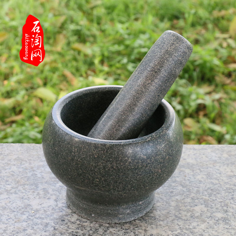 青石小石臼12cm厨房捣蒜器蒜泥器压蒜剥蒜捣碎器捣药罐食物研磨器在类目 厨房/烹饪用具, 厨用小工具/厨房储物, 剥蒜器/压蒜器中 - 来自Buy2taobao.com提供专业的淘宝代购服务