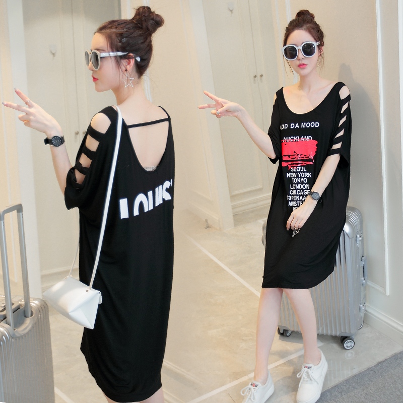 Chao Ma maternity dress summer Large Show thin jacket Mid length version Pregnant women T-shirt Summer wear modal Maternity Dressin the Maternity/Maternal supplies/Nutrition , Maternity , Dress category - from Buy2taobao.com to provide professional Taobao agent buy service