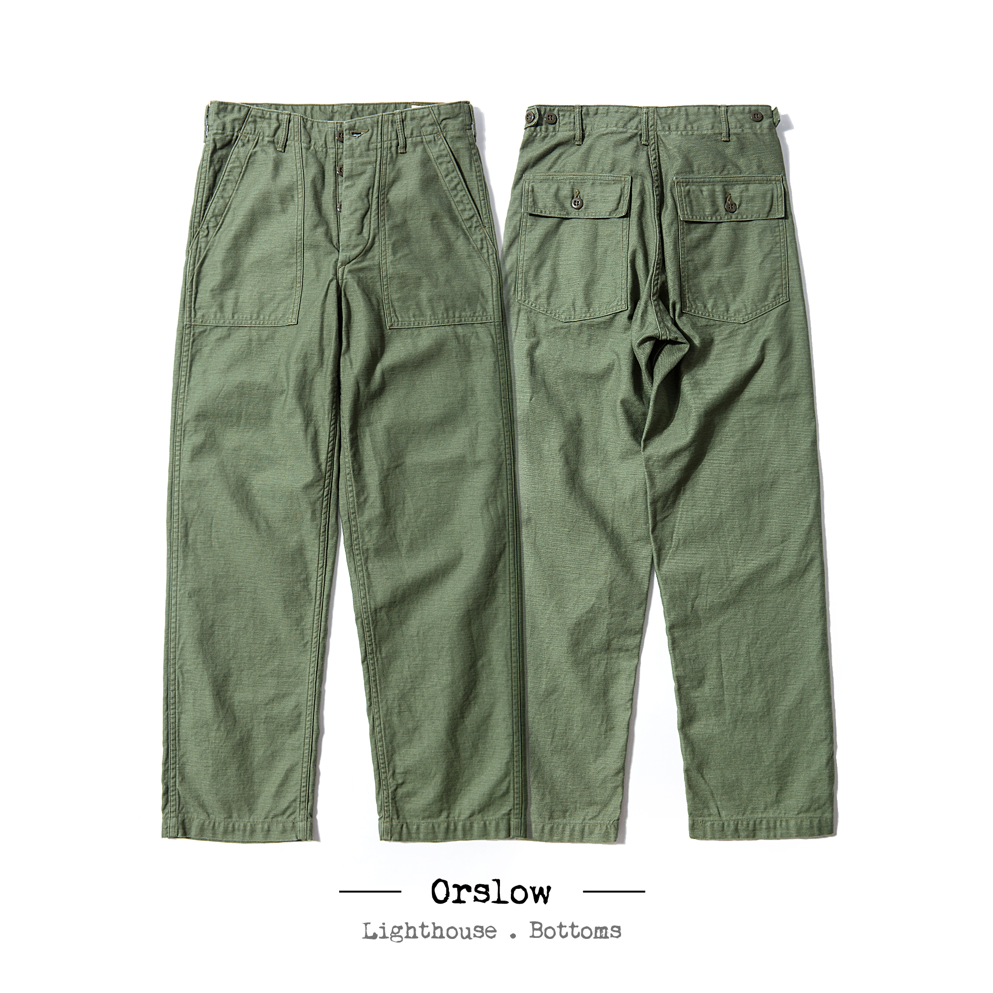 Orslow FATIGUE PANTS 永恒经典OG107 百搭标准直筒军裤 OS5002|msdalam kategori Pakaian Lelaki, seluar santai - dari Buy2taobao.com untuk memberikan perkhidmatan ejen Taobao profesional membeli