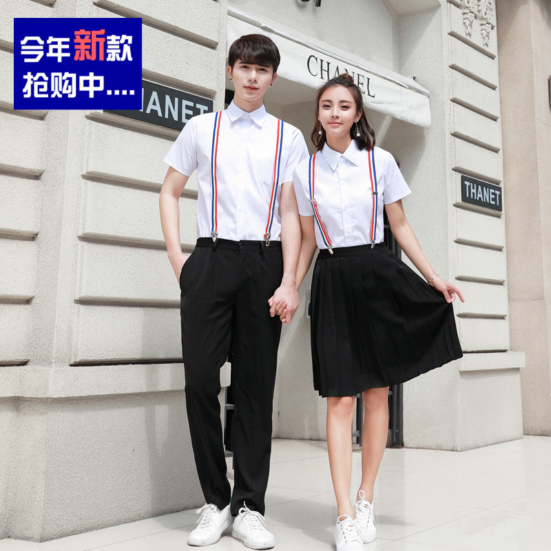 校服套装学院风韩国初高中学生毕业照服装班服特色白衬衫短袖男女|msdalam kategori Butik wanita / wanita, menetapkan/pakaian seragam pelajar/seragam kerja, pakaian seragam pelajar - dari Buy2taobao.com untuk memberikan perkhidmatan ejen Taobao profesional membeli