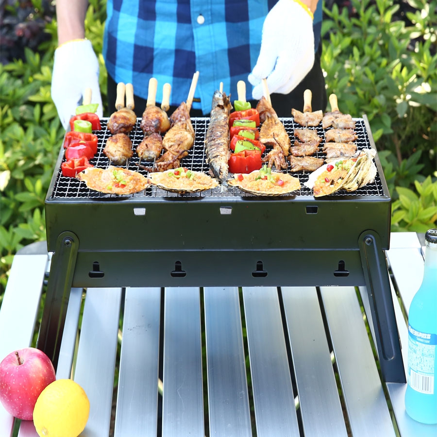Barbecue rack outdoors Charcoal barbecue grill household Portable BBQ thickening barbecue full set BARBECUE TOOLS 3-5 Peoplein the Kitchen/Cooking utensils , Barbecue/Bakeware , BBQ oven/Barbecue DIY Appliance , BBQ category - from Buy2taobao.com to provide professional Taobao agent buy service