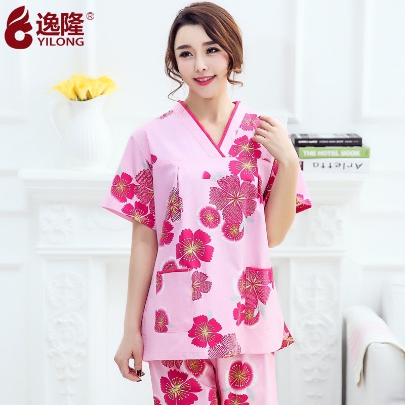 汗蒸服女全棉韩版桑拿服安然纳米温泉浴服套装家居服睡衣加大码在类目 居家日用, 毛巾/浴巾/浴袍, 浴裙/浴袍/浴衣中 - 来自Buy2taobao.com提供专业的淘宝代购服务