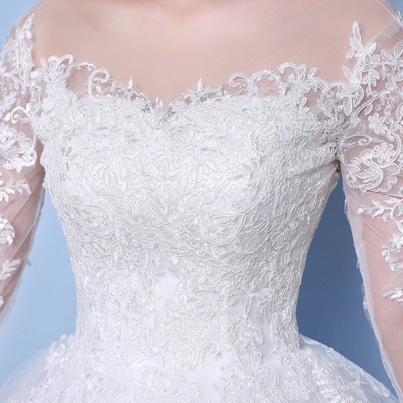 婚纱2018新款一字肩欧式新娘礼服显瘦简约孕妇秋季婚纱女|ruв категории Женская одежда, Cвадебные платья, свадебное платье - от Buy2taobao.com для оказания профессиональной услуги покупки агента Taobao
