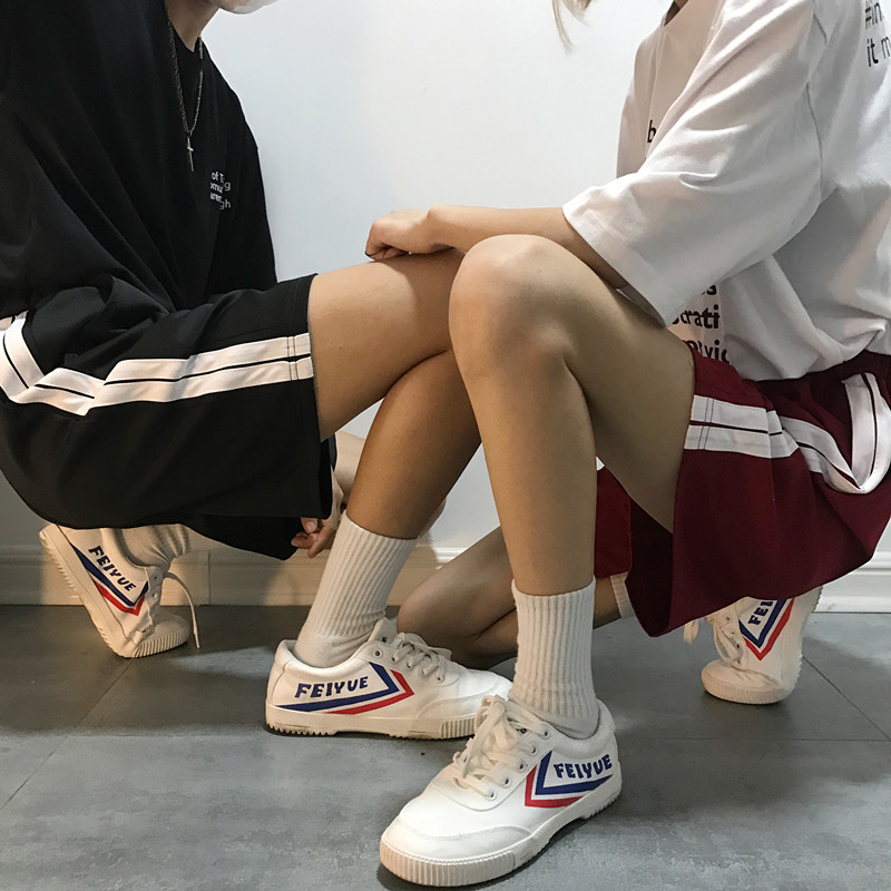 夏季新款运动短裤男女宽松韩版原宿bf风百搭情侣学生阔腿五分裤潮在类目 女装/女士精品, 裤子, 休闲裤中 - 来自Buy2taobao.com提供专业的淘宝代购服务