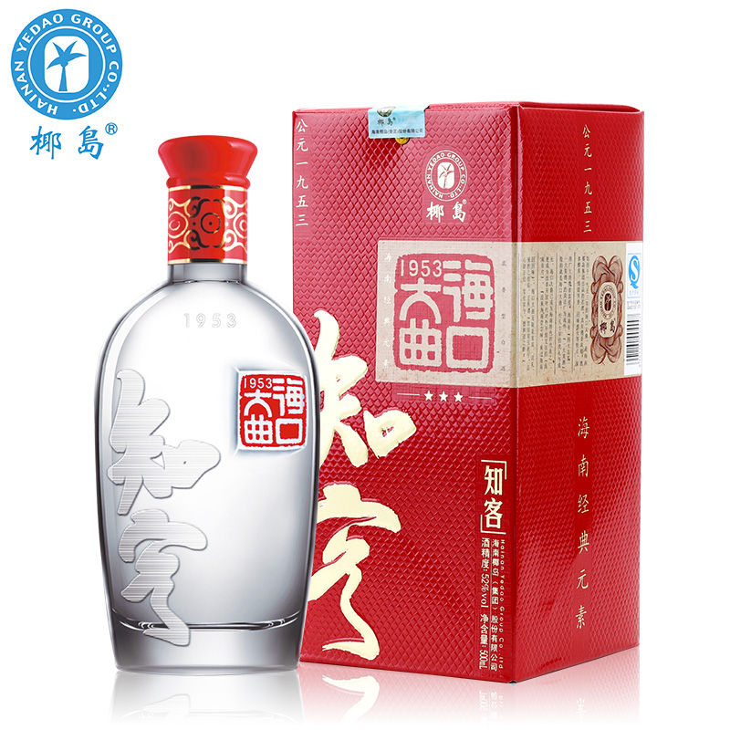 海南椰岛 海口大曲知客500ml 52度浓香型高度粮食白酒礼盒装酒水|ruв категории вино, самодельных спиртных напитков - от Buy2taobao.com для оказания профессиональной услуги покупки агента Taobao