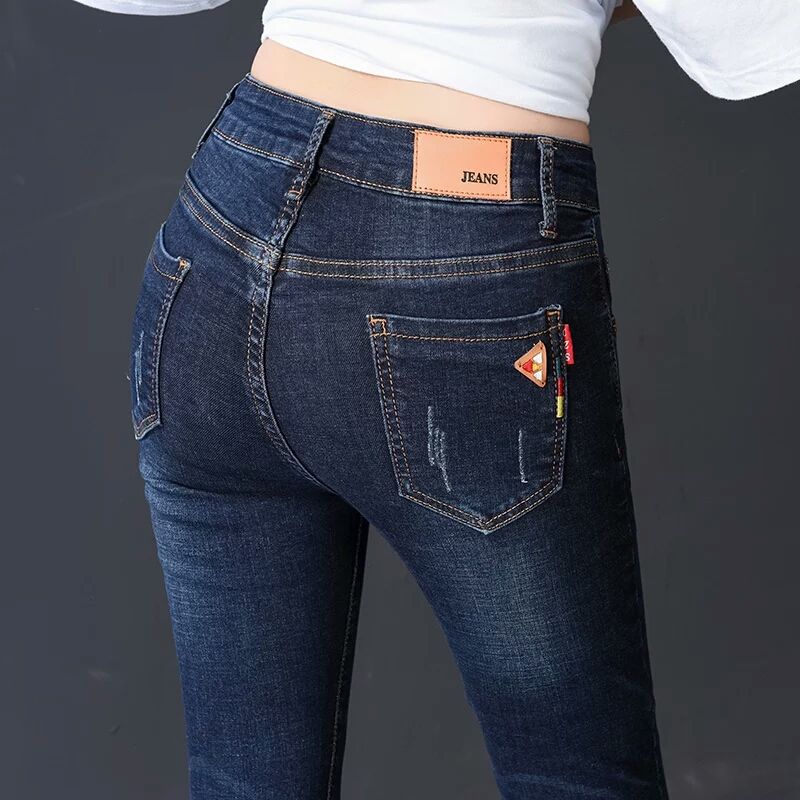 quality Jeans Pencil Pants lady Jeans Show thin Elastic force The waist pencil trousers childrenin the Women's clothing/Boutique , Jeans category - from Buy2taobao.com to provide professional Taobao agent buy service