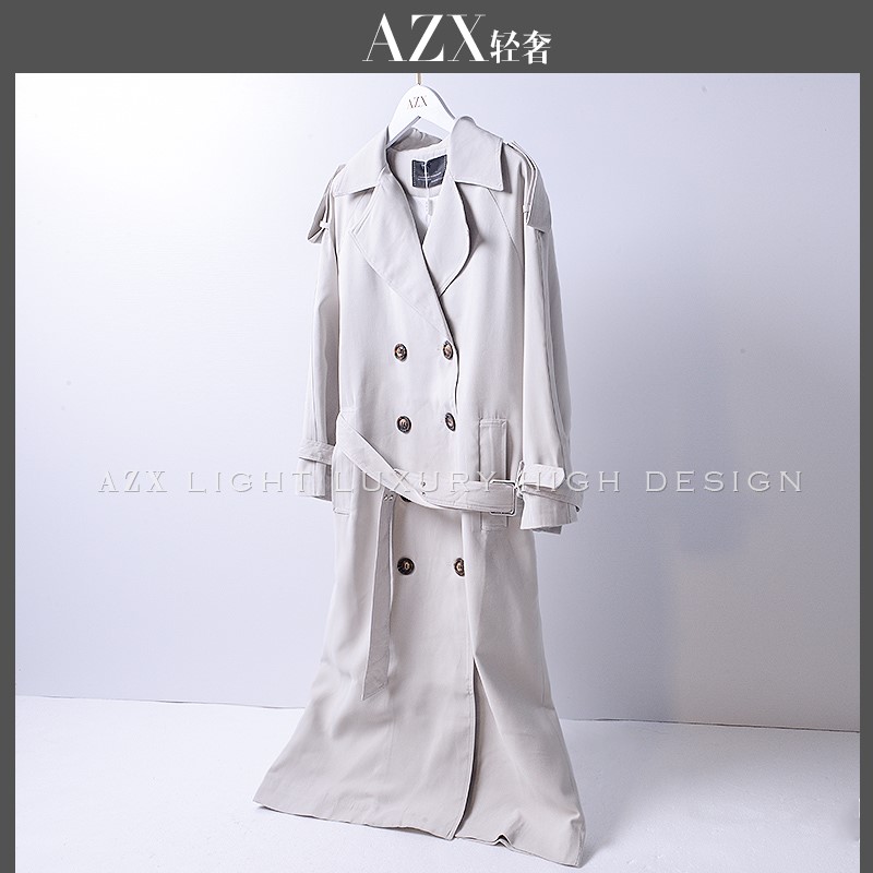 【AZX轻奢】韩版西装领中长款外套新款chic风衣女|ruв категории Женская одежда, ветровка - от Buy2taobao.com для оказания профессиональной услуги покупки агента Taobao