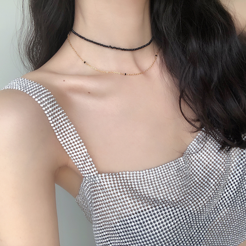 Korean collar choker Necklace clavicle double-deck chic Sen family neck Jewelry A collar for a horse Neck strap Neckin the Accessories/Fashion Jewelry, Necklace category - from Buy2taobao.com to provide professional Taobao agent buy service