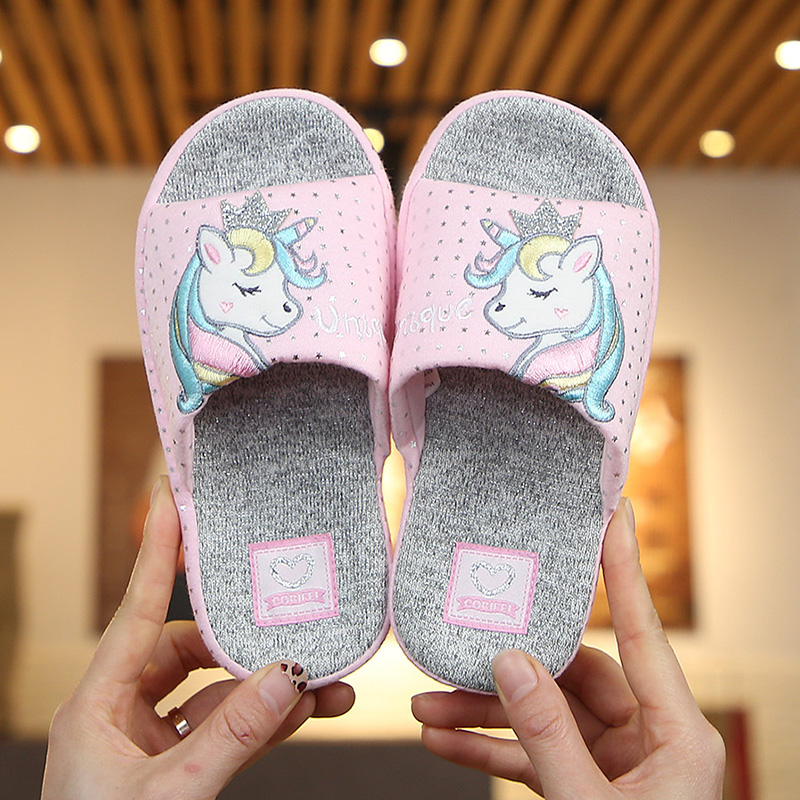 2019 new pattern Spring and autumn season lovely children slipper Home Furnishing indoor non-slip Wood floor girl slipper Chinese child summerin the Shoes/Baby Shoes/Parent-child shoes , Slippers category - from Buy2taobao.com to provide professional Taobao agent buy service