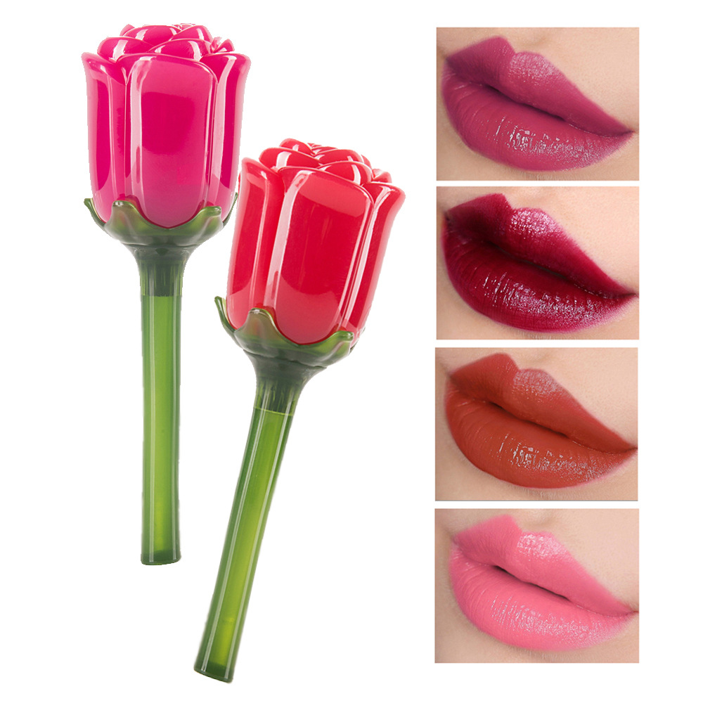 rose Red bean paste Labial glaze Easy Fade Lip Gloss waterproof No bleaching Lipstick Lip Gloss Moisture studentin the Makeup/Perfume/Beauty tools , Lip Gloss/Gloss category - from Buy2taobao.com to provide professional Taobao agent buy service