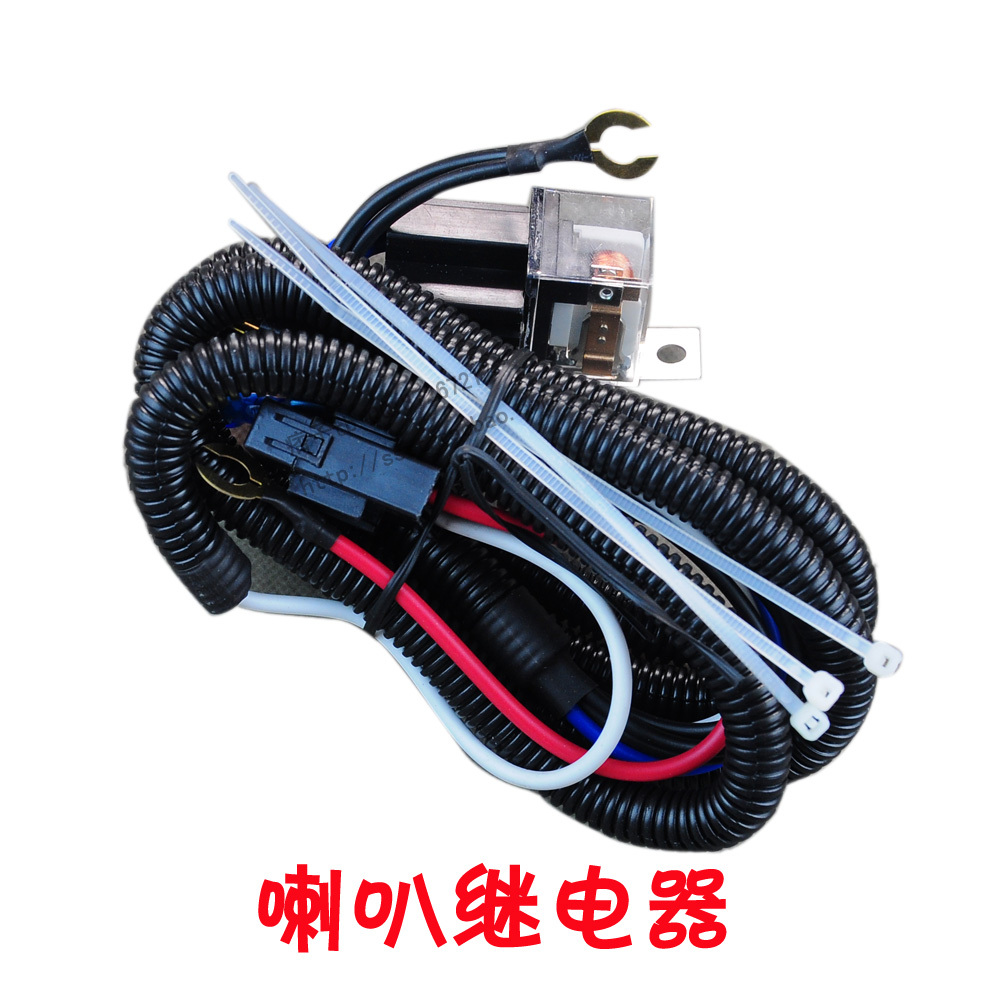 喇叭继电器/汽车12V通用喇叭线束/喇叭控制器汽车喇叭线束 12V|ruв категории автомобиль/товаров/аксессуары/переоснащение, Автомобильная аудио - видео/средства электронной/приборов, Автомобильная аудио - видео, автомобильный гудок/сопрано голову - от Buy2taobao.com для оказания профессиональной услуги покупки агента Taobao