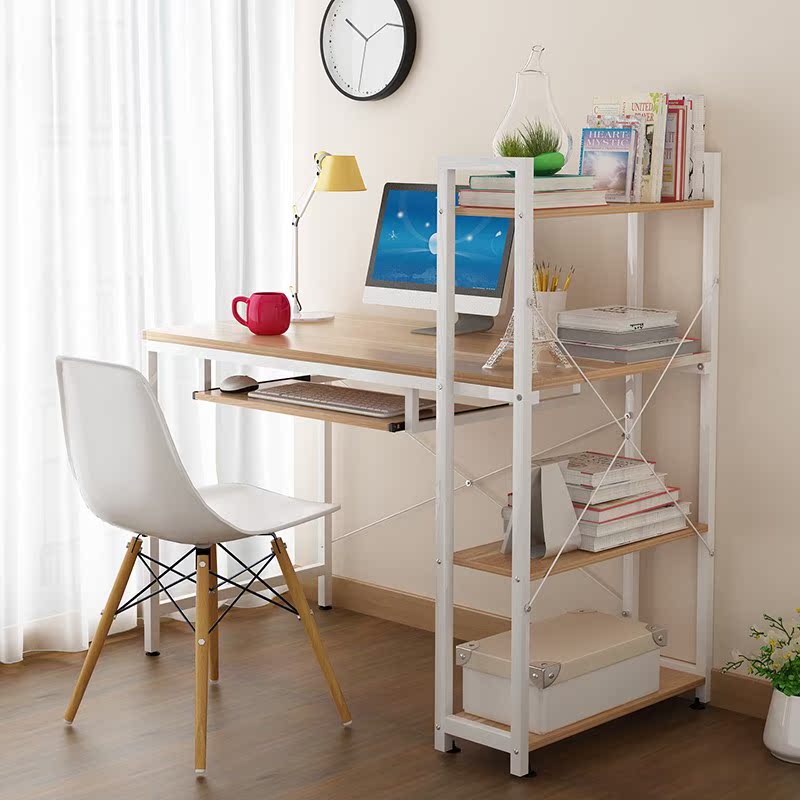 Simplicity The computer table wardrobe Conjoined desk Bookcase bookshelf one combination household student study Desks Desktopin the Residential furniture , Tables , Computer Desk category - from Buy2taobao.com to provide professional Taobao agent buy service