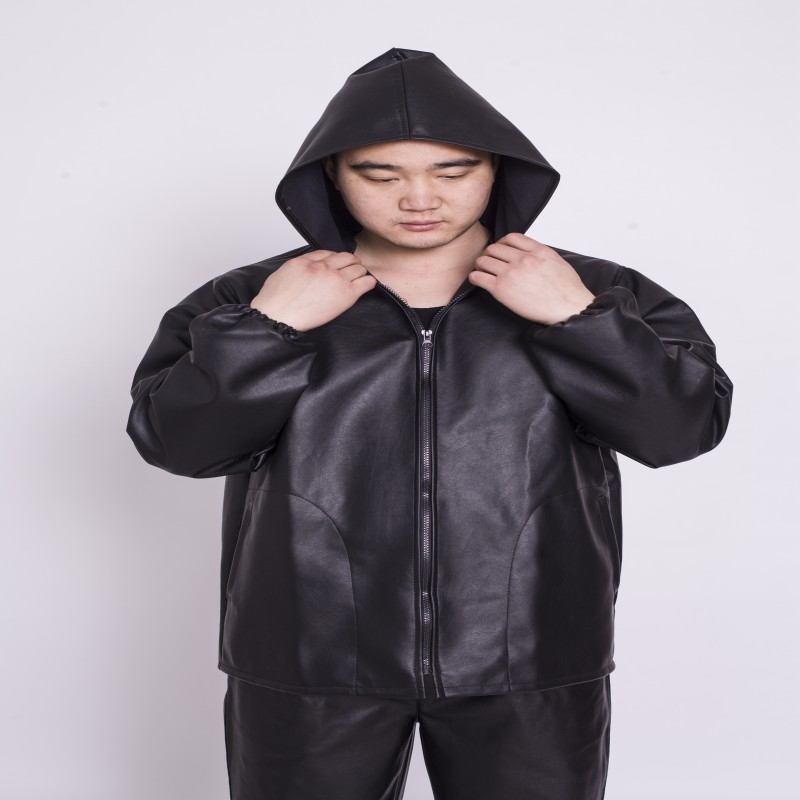防水防油工作服皮衣男女洗車養豬殺豬皮外套防風耐磨機車pu皮雨衣在類目 男裝, 皮衣中 - 來自Buy2taobao.com提供專業的淘寶代購服務