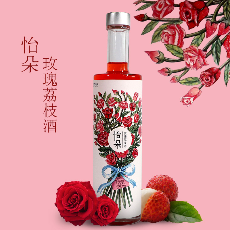 Japanese Wine rose Litchi Hops Wine Women net Preparation of wine 380ml New wine of plum winein the Liquor , Preparation of wine/Wine category - from Buy2taobao.com to provide professional Taobao agent buy service